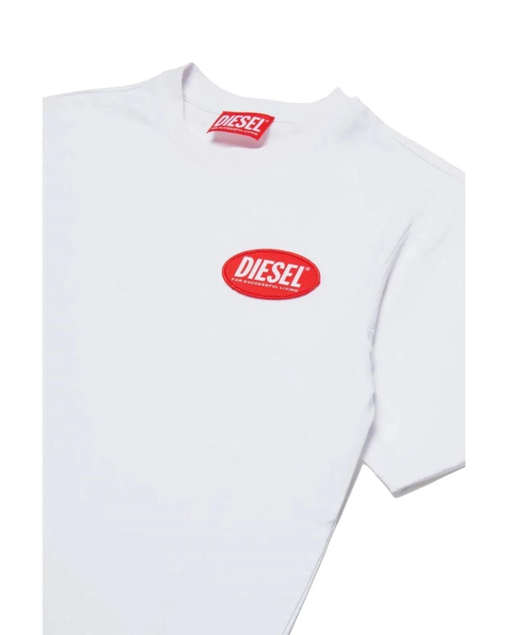 DIESEL White "Tpatch Over" T-Shirt