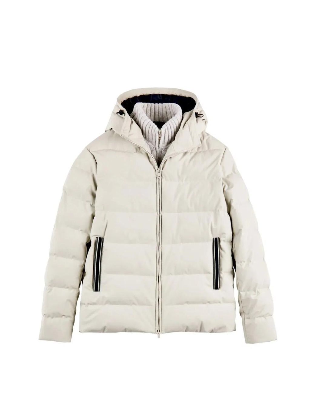 Fay Natural Polyamide Polyester Elastane Jacket for men