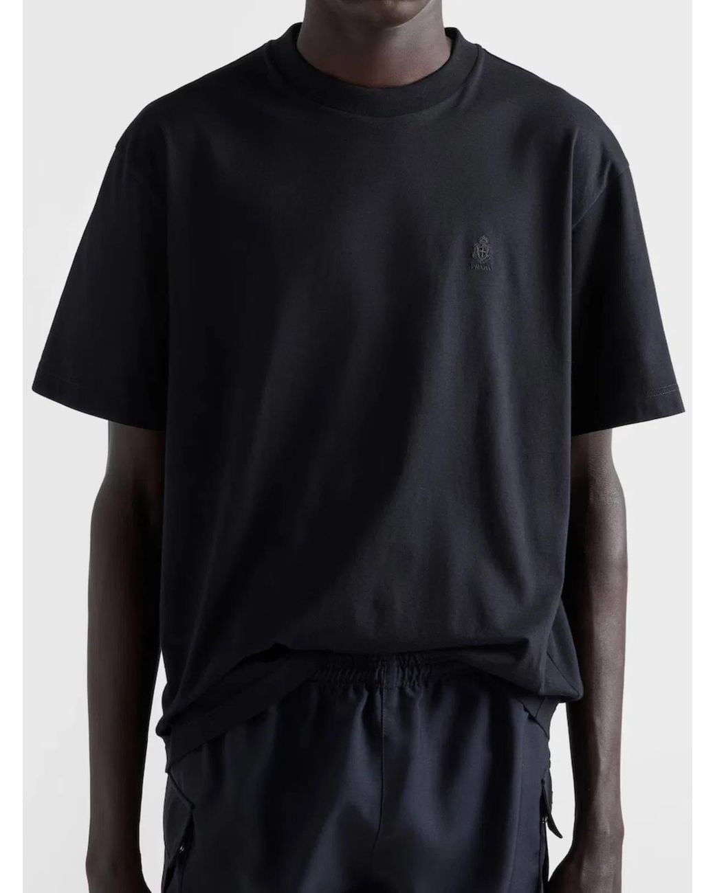 Prada Black T-Shirt for men