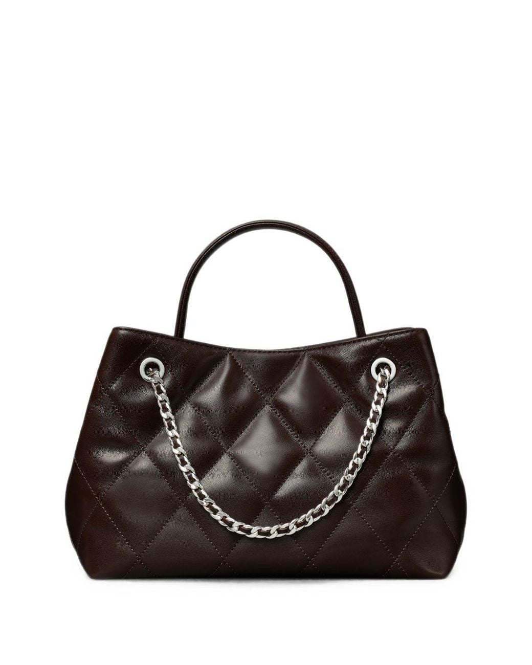 Tory Burch Black Fleming Small Leather Tote