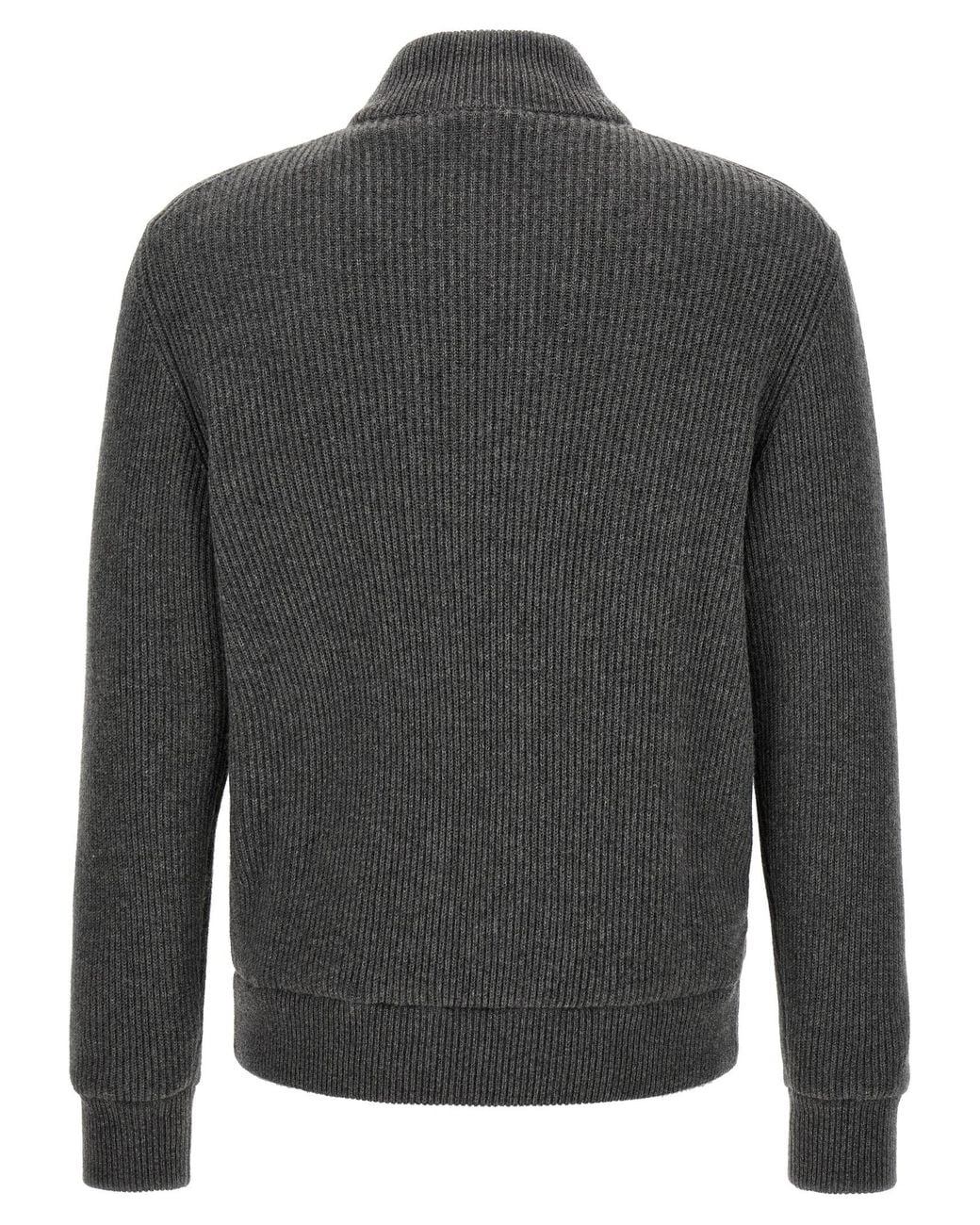Brunello Cucinelli Green Suede And Wool Jacket for men