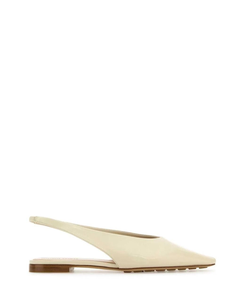 Bottega Veneta Natural Sling Back Come La Pump