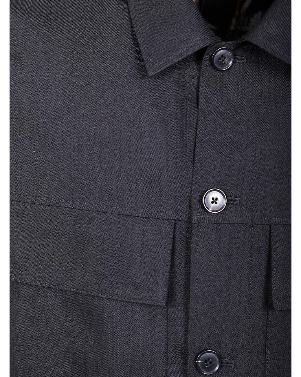 Paul Smith Blue Shirt Jacket for men