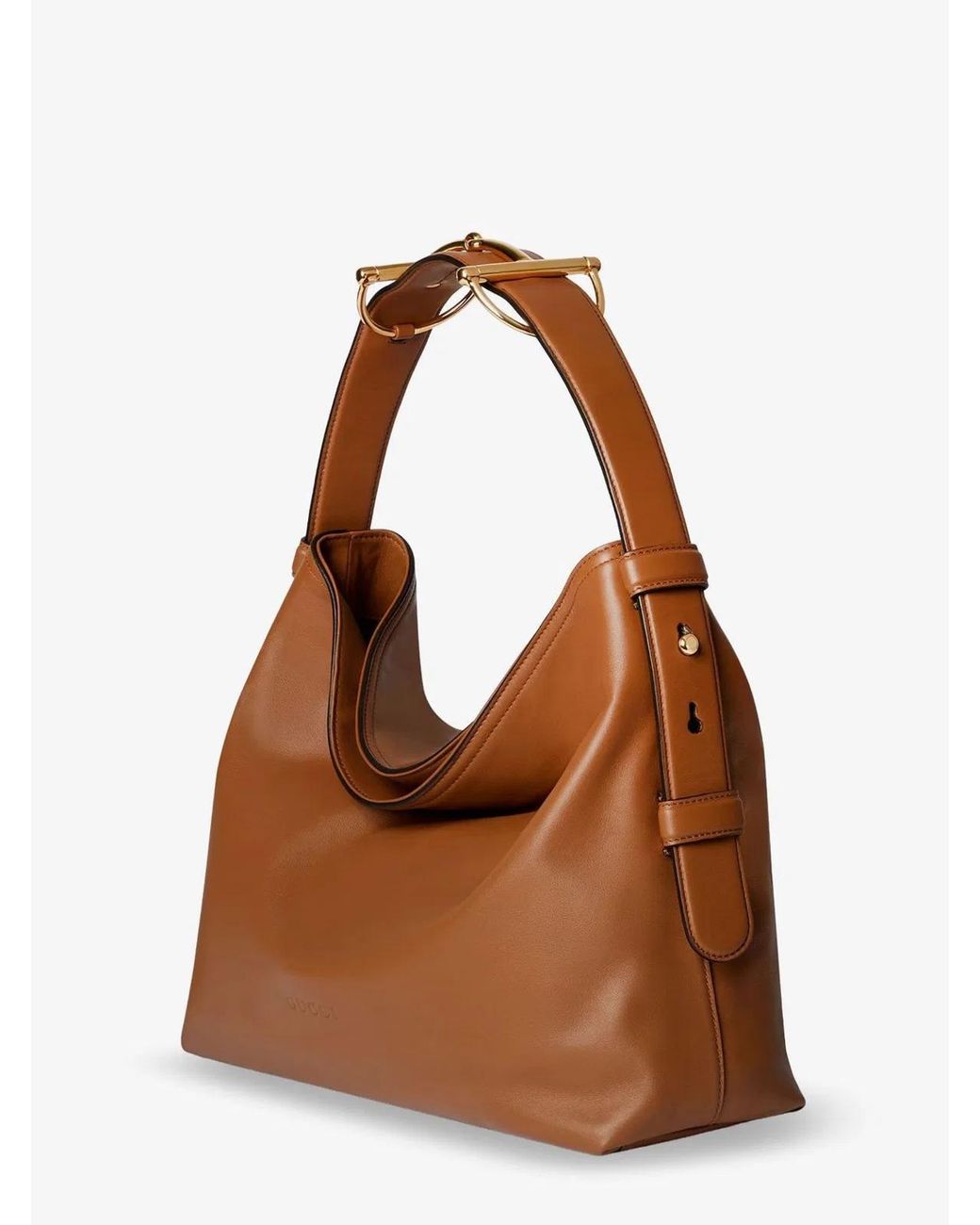 Gucci Brown Caramel Leather Medium Beatrix Shopping Bag
