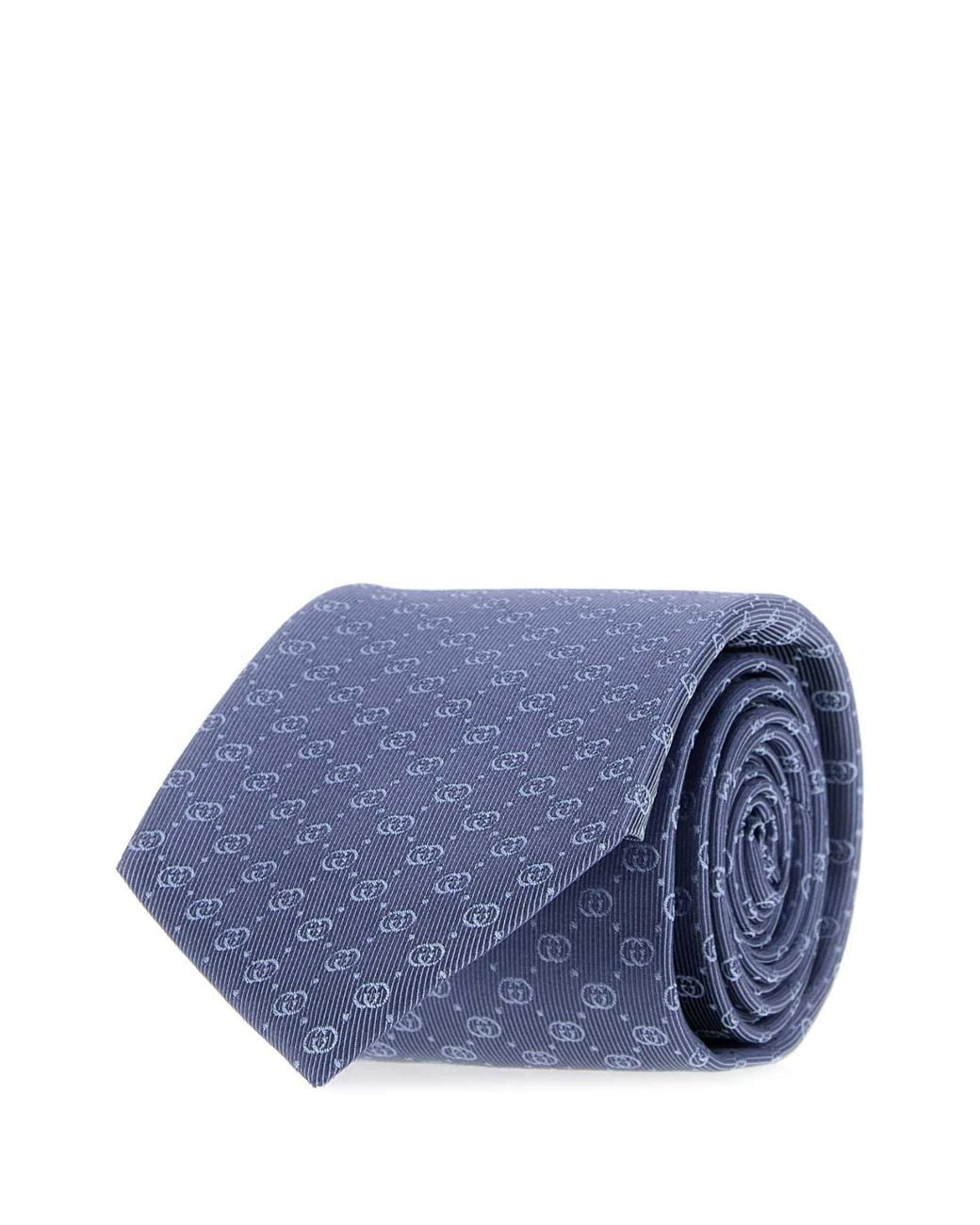 Gucci Blue Air Force Silk Tie for men