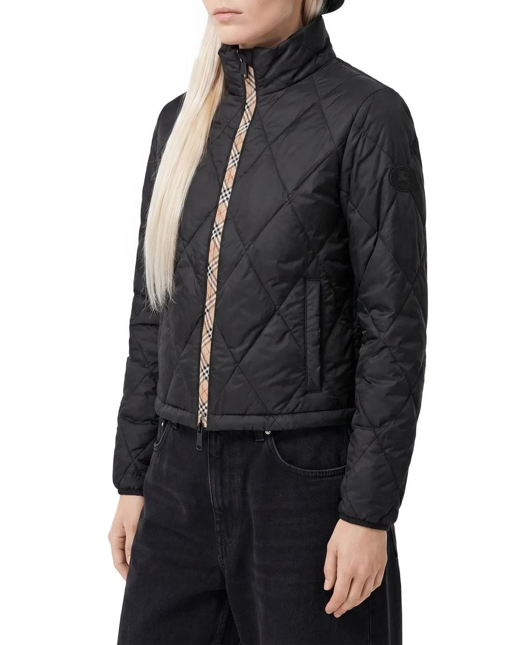 Burberry Black Bramford Quilted Nylon Jacket