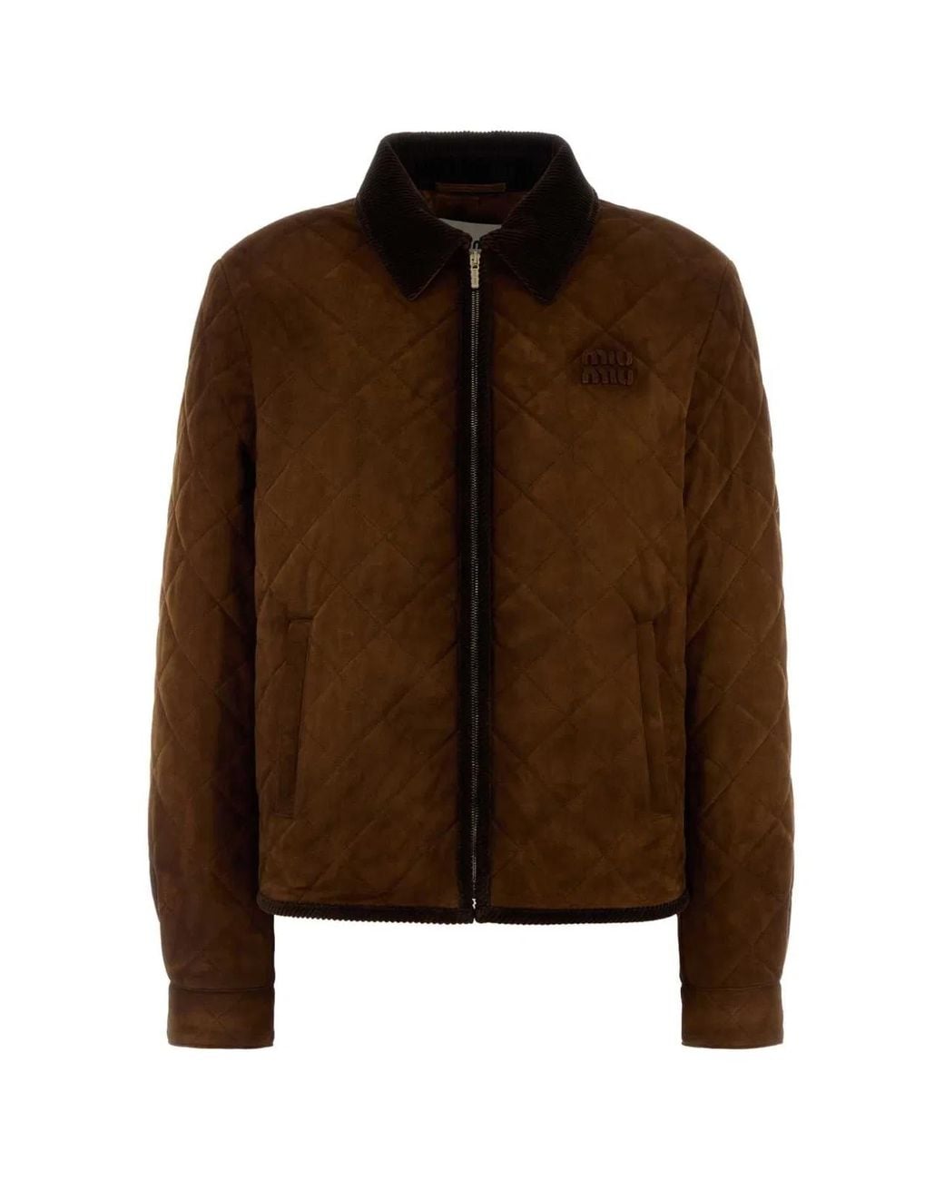 Miu Miu Brown Suede Jacket