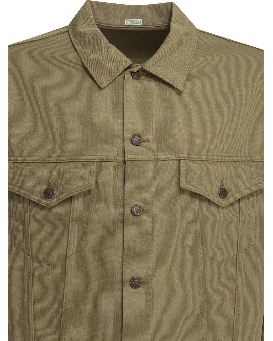 A.PRESSE Green "3Rd Type" Lightweight Jacket for men