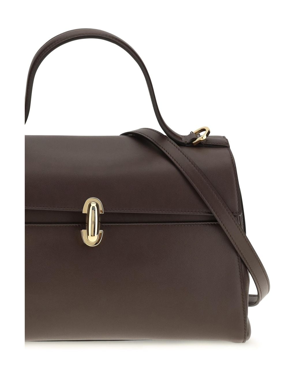 SAVETTE Brown Soft Symmetry Handbag