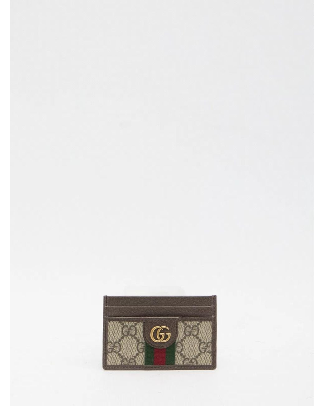 Gucci Brown Cardholder Ophidia for men