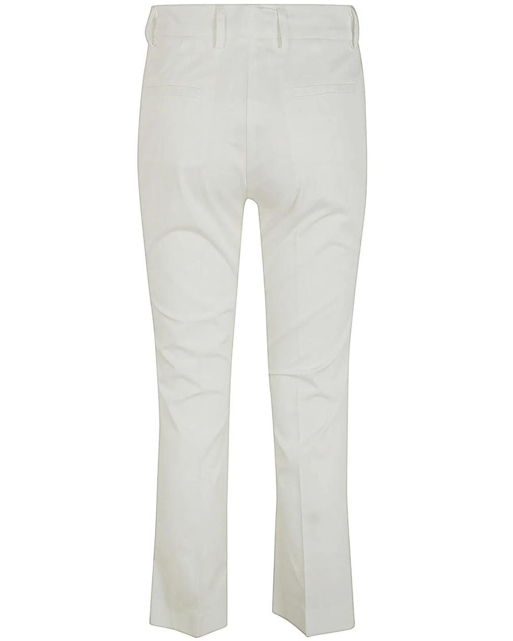 DR. HOPE White Flared Pants
