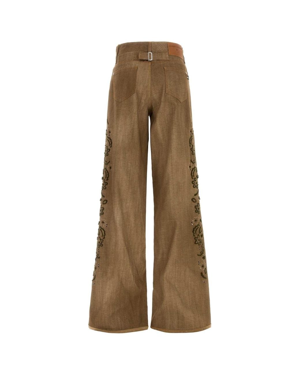 Ermanno Scervino Natural T-Shirt Baggy Pant