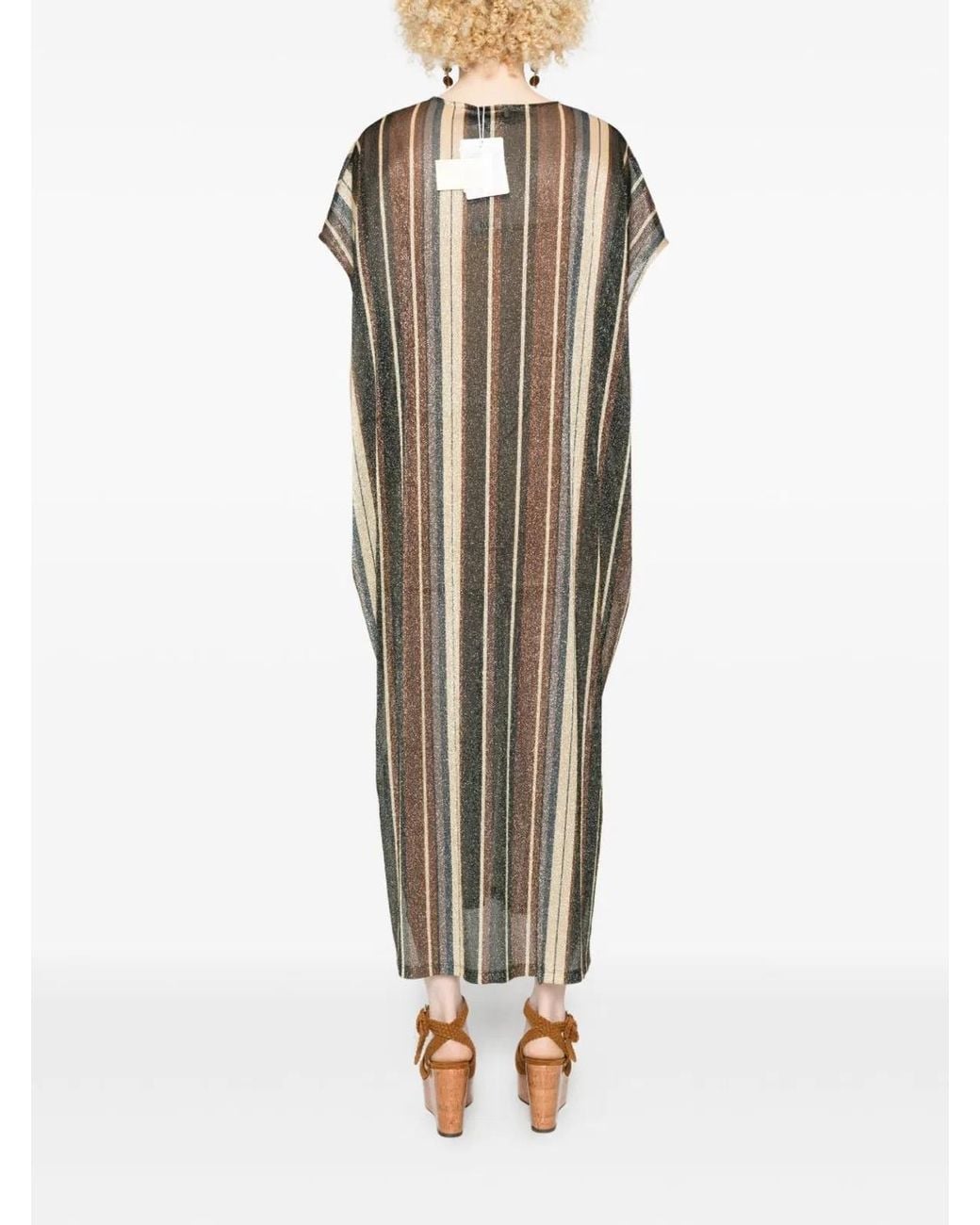 Siyu Multicolor Zoe V-Neck Maxi Dress