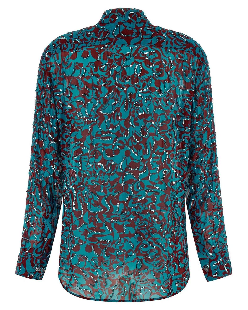 Dries Van Noten Blue 'Clavelly' Shirt