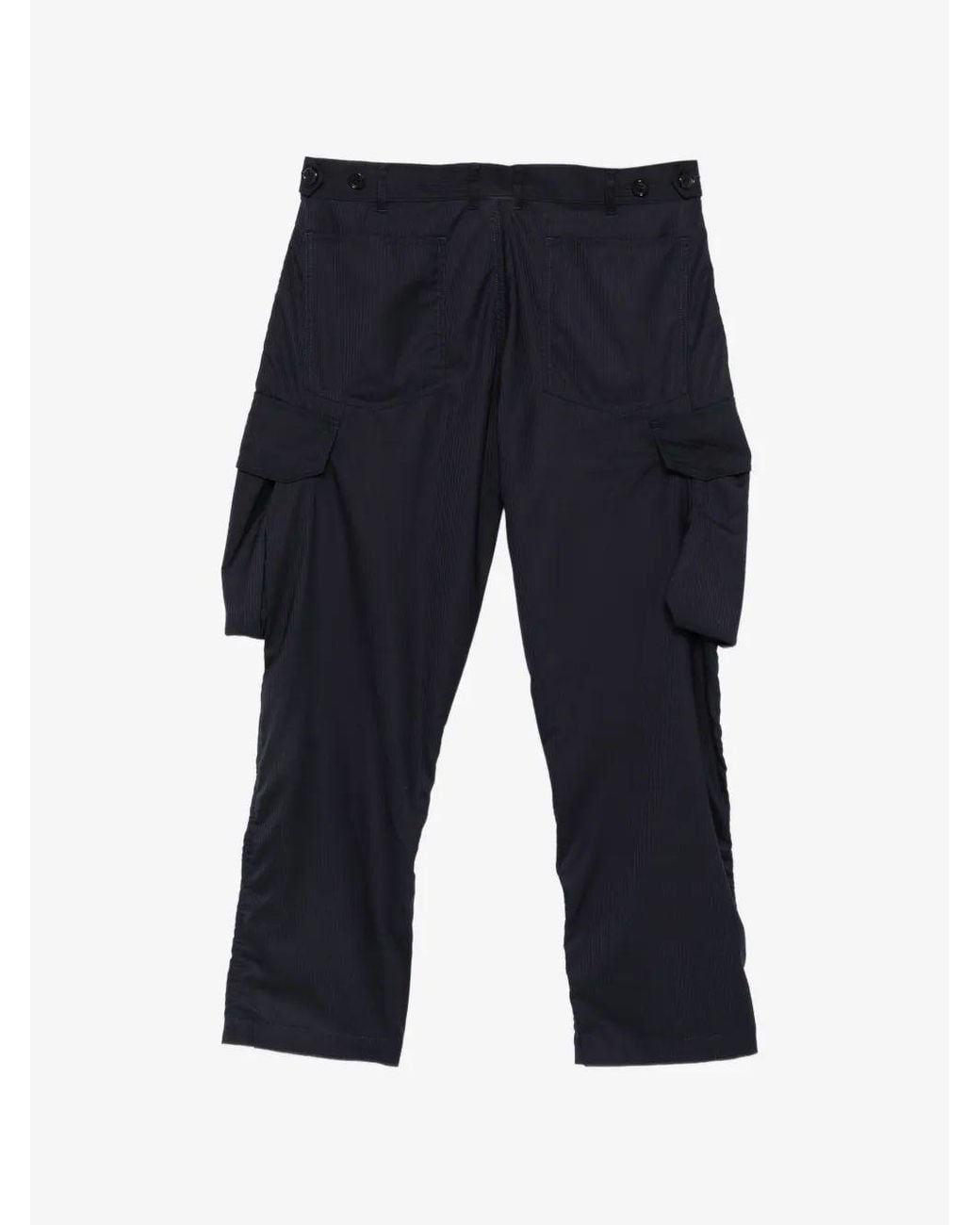 Comme des Garçons Blue Woven Pants for men