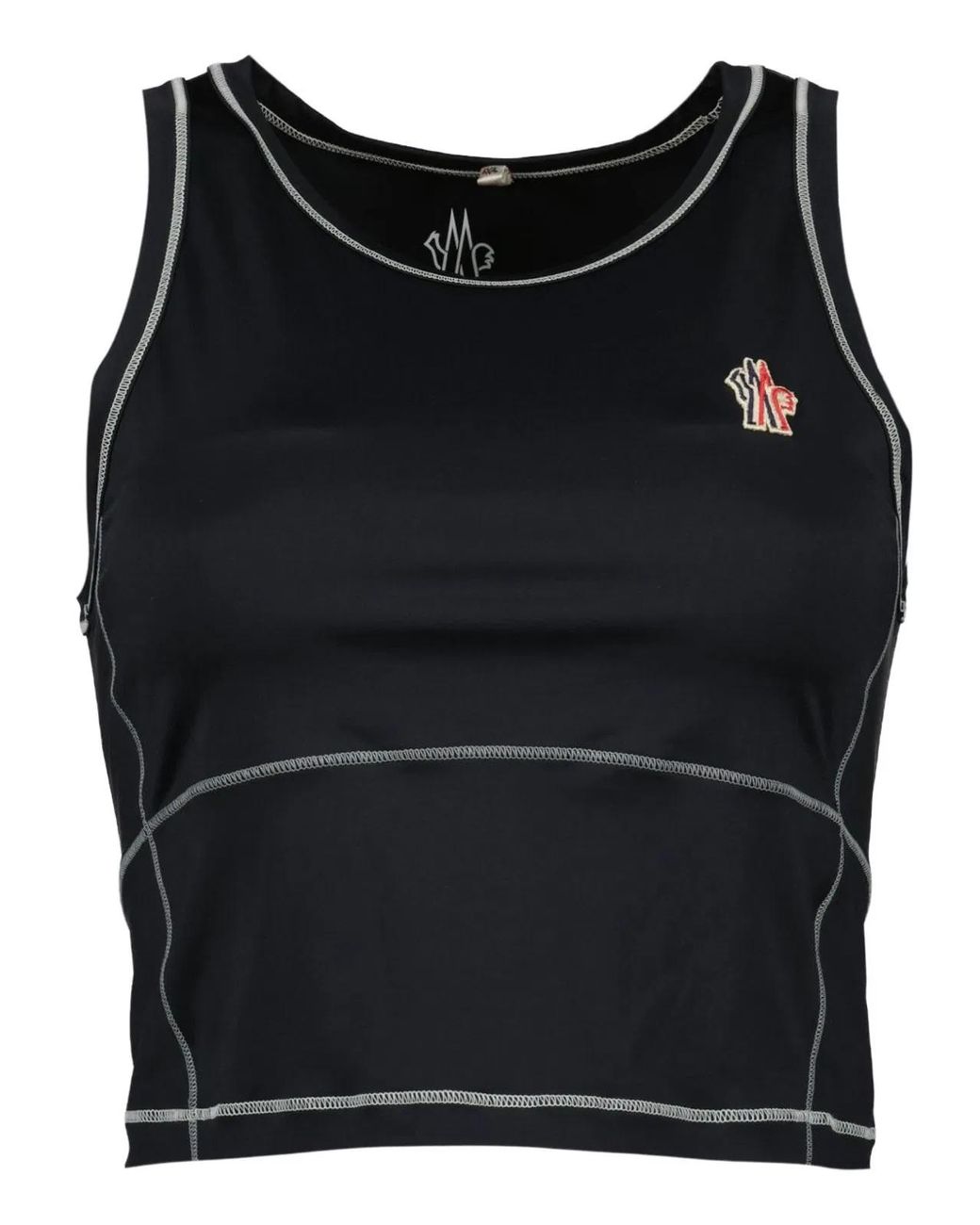 Moncler Black Polyamide Elastane Top
