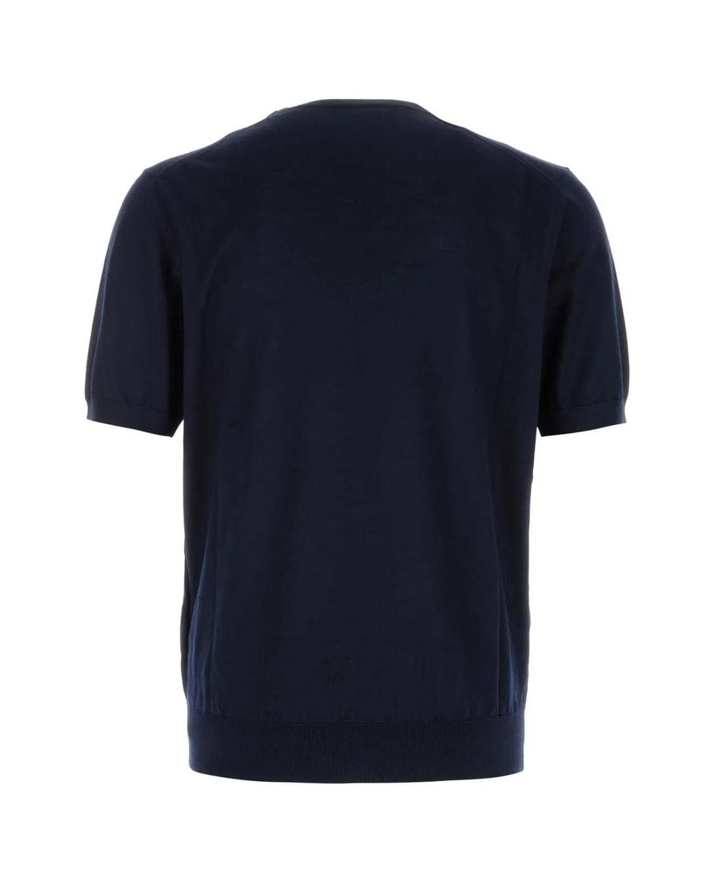 Prada Blue Logo Sweater for men