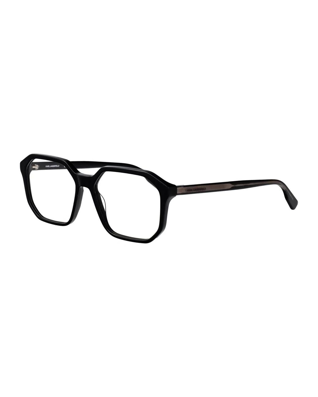 Karl Lagerfeld Black Acetate Glasses for men