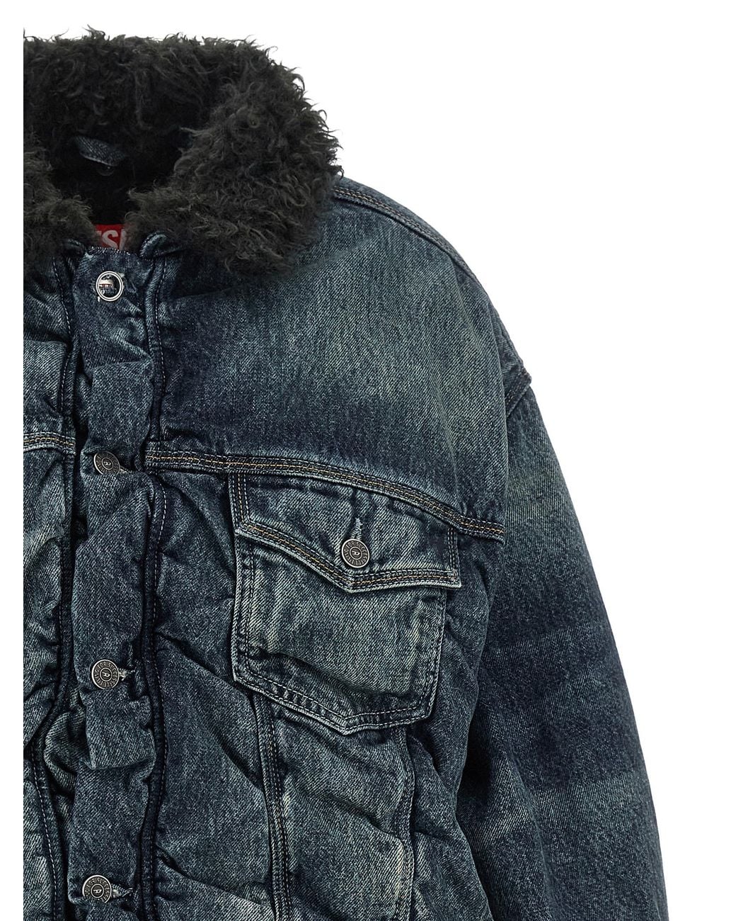 DIESEL Blue 'D-Curly-Fsj1' Jacket