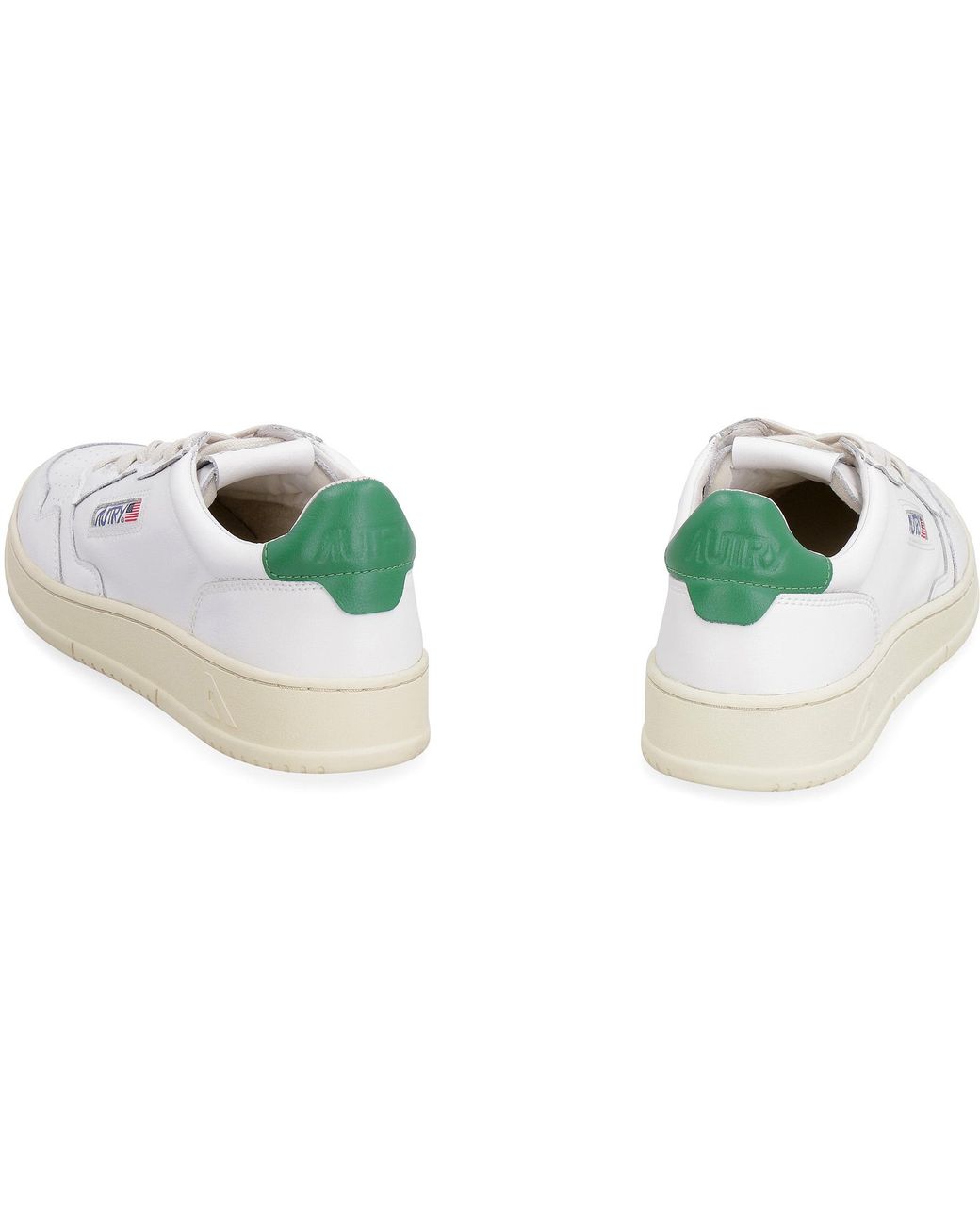 Autry White Medalist Low for men