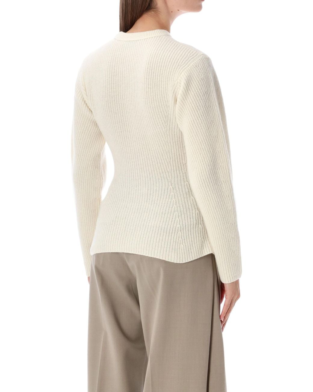 THE LATEST Natural Elodie Crewneck Kirman