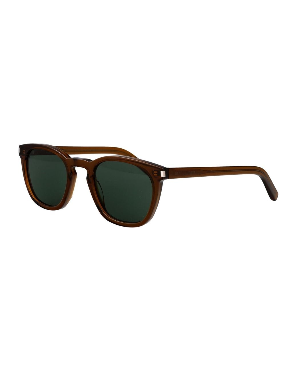 Saint Laurent Green Acetate Sunglasses