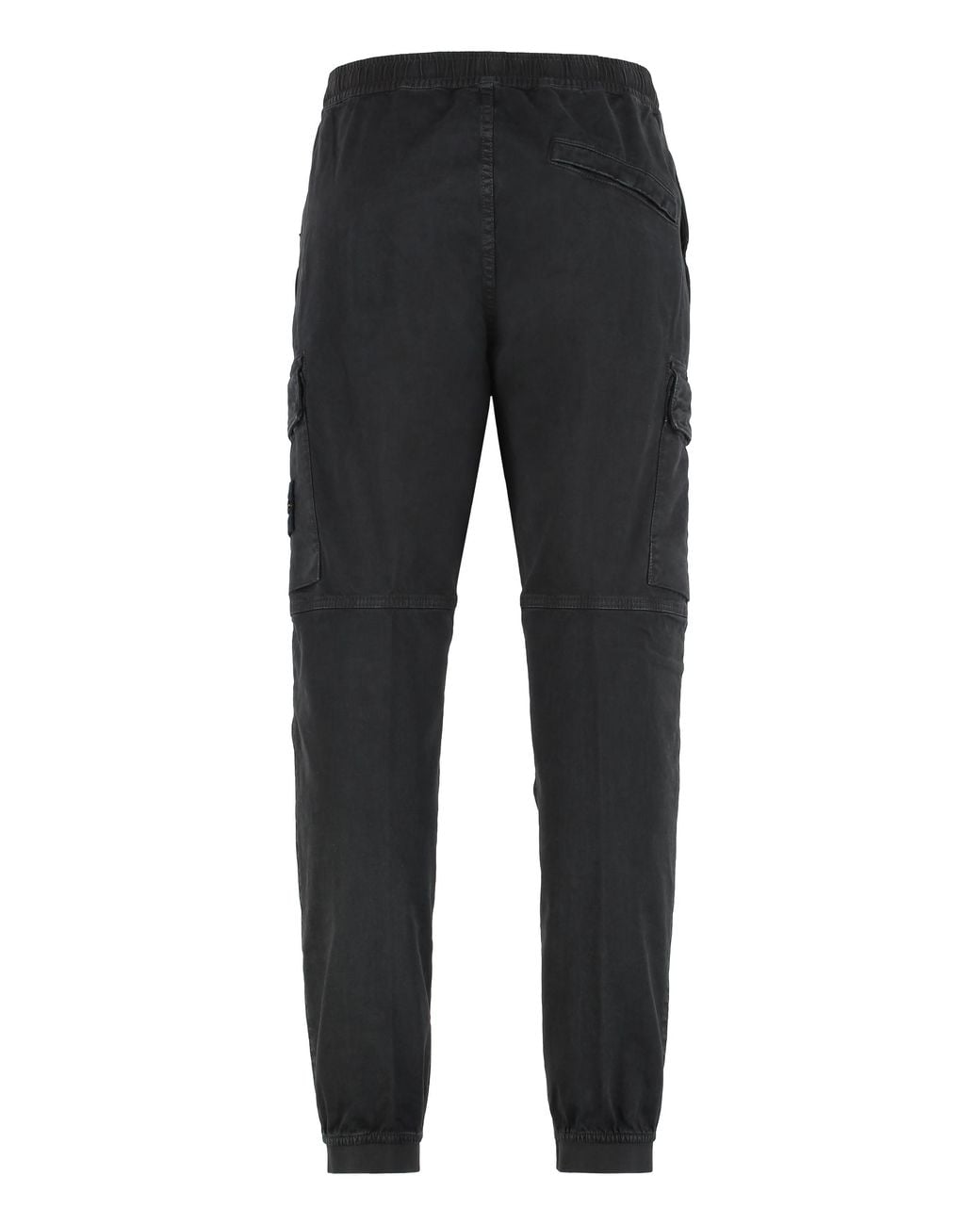 Stone Island Black Cargo Pants for men