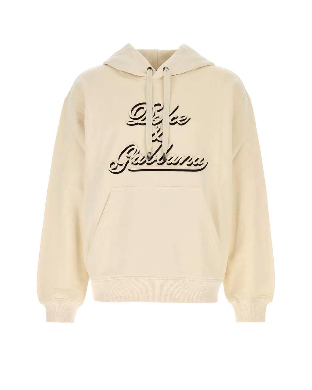 Dolce & Gabbana Natural Dolce & Gabbana Hooded Sweatshirt for men