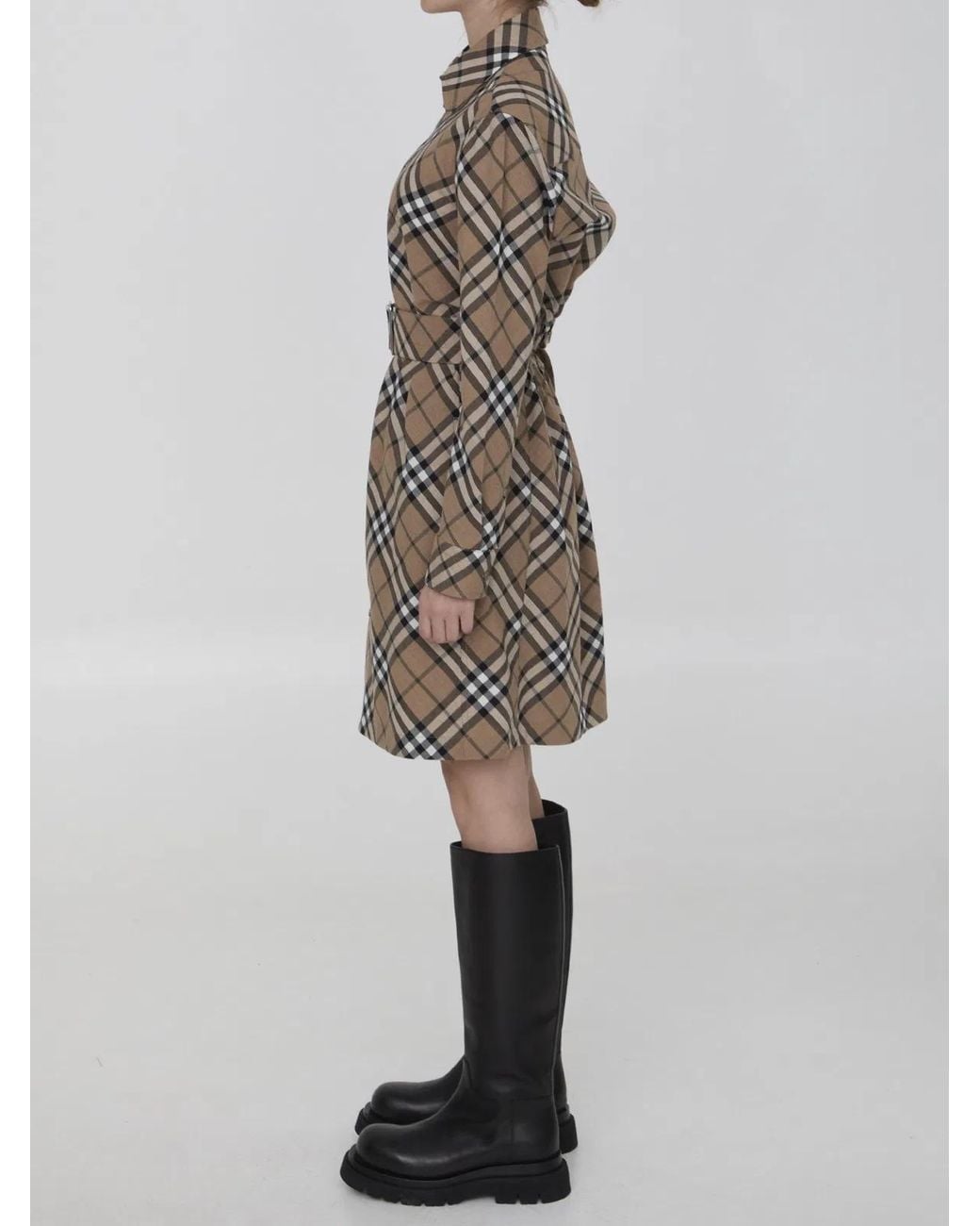 Burberry Brown Check Chemisier
