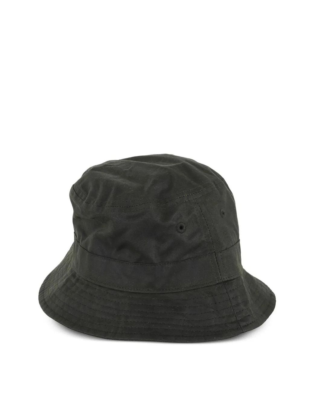Barbour Black Cotton Hat