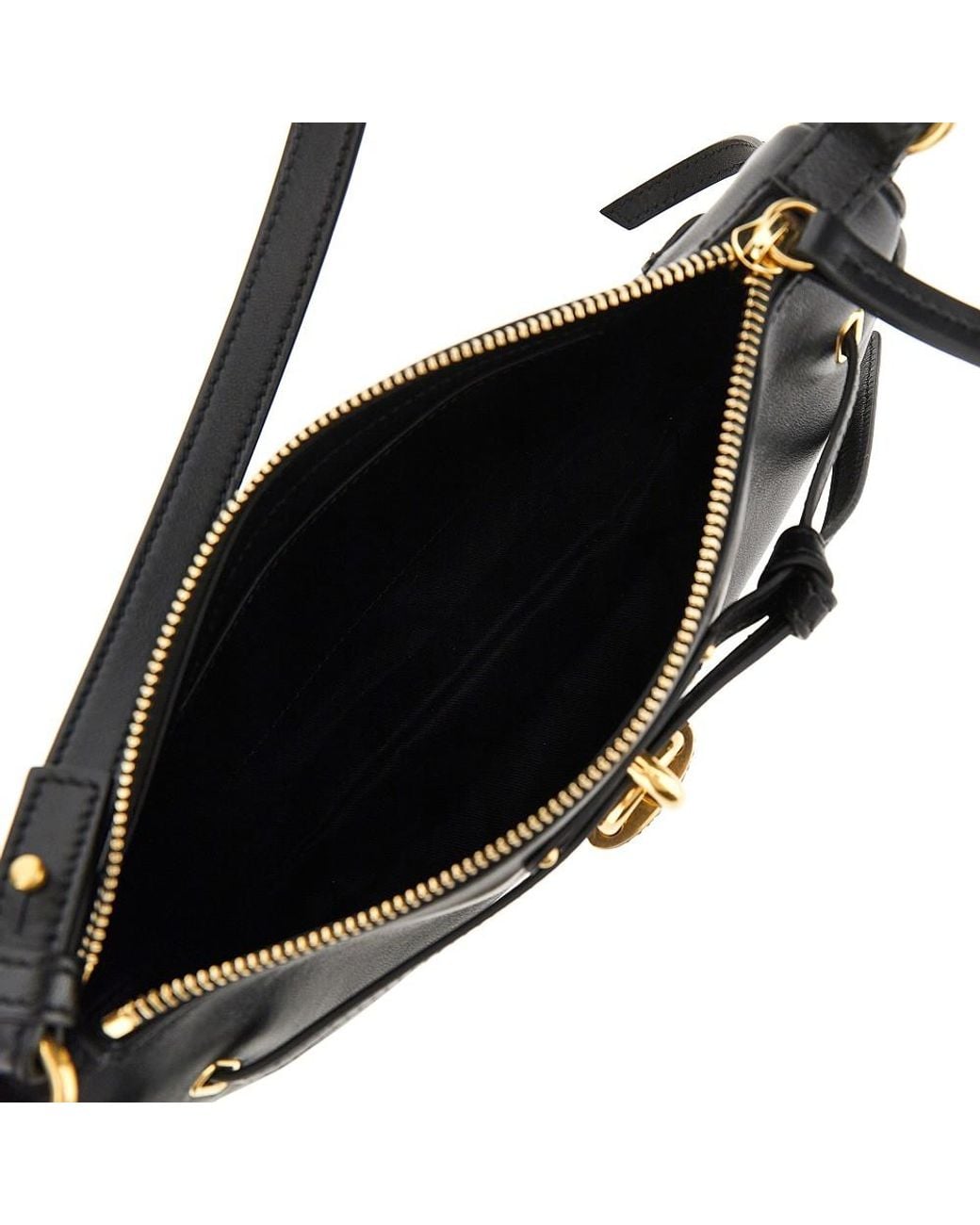 Chloé Black Mini Paddington Sling Leather Pouch