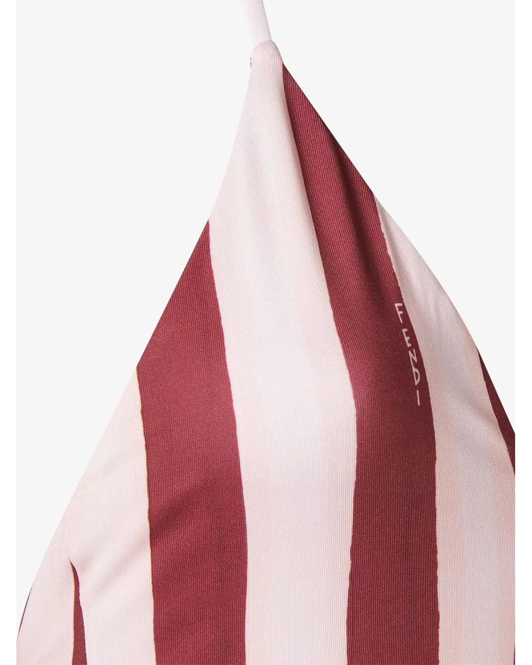 Fendi Red Reversible One-Piece Swimsuit