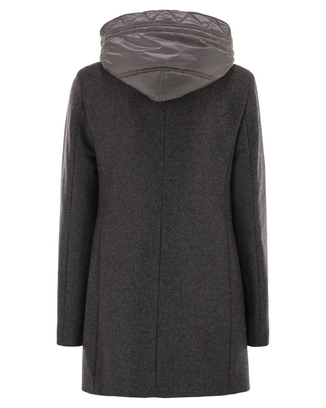 Fay Black Toggle Coat