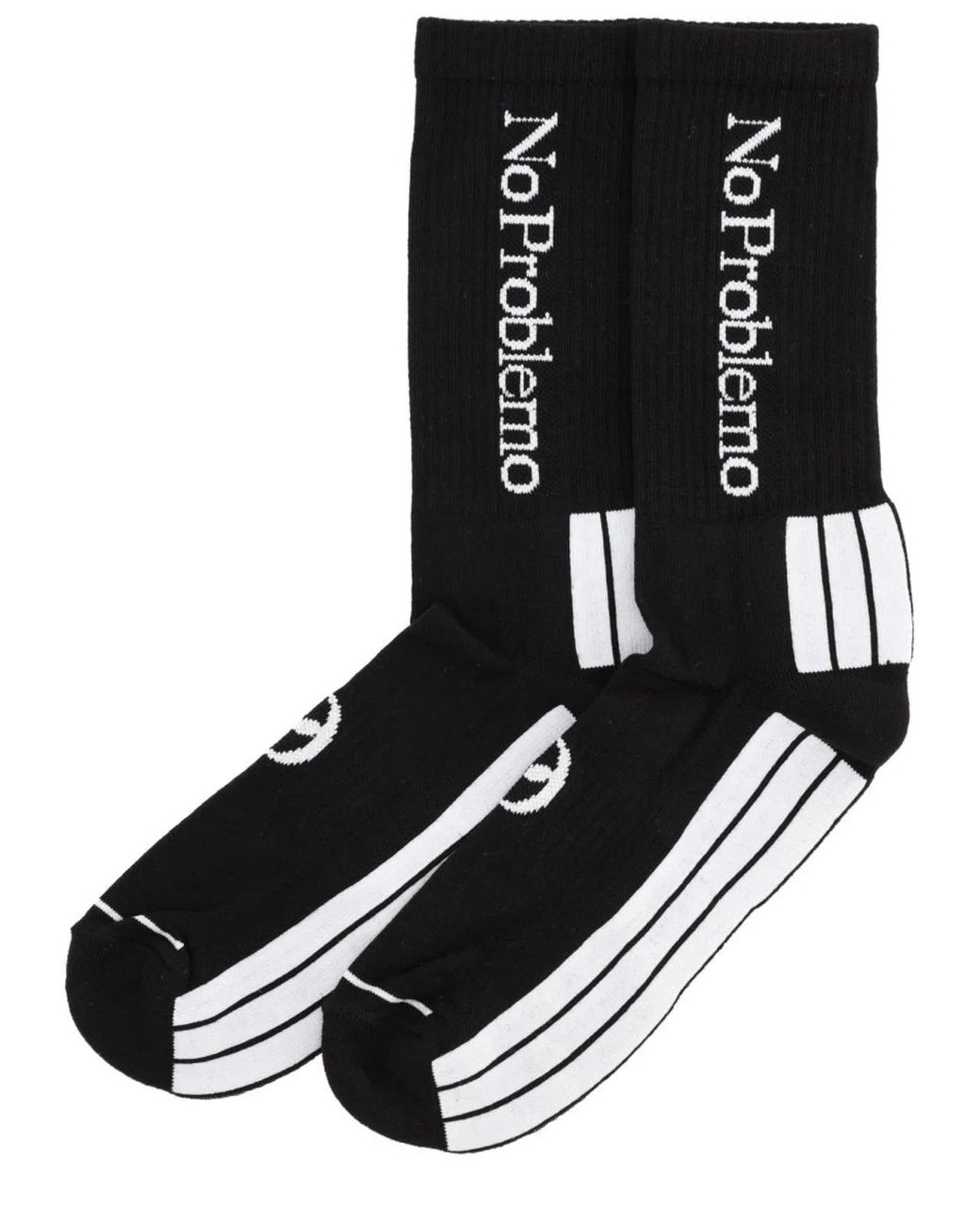 No Problemo Black Socks