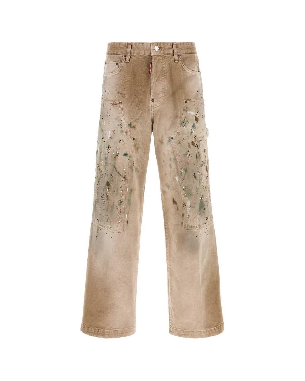 DSquared² Natural Baggy Carpenter Jean for men