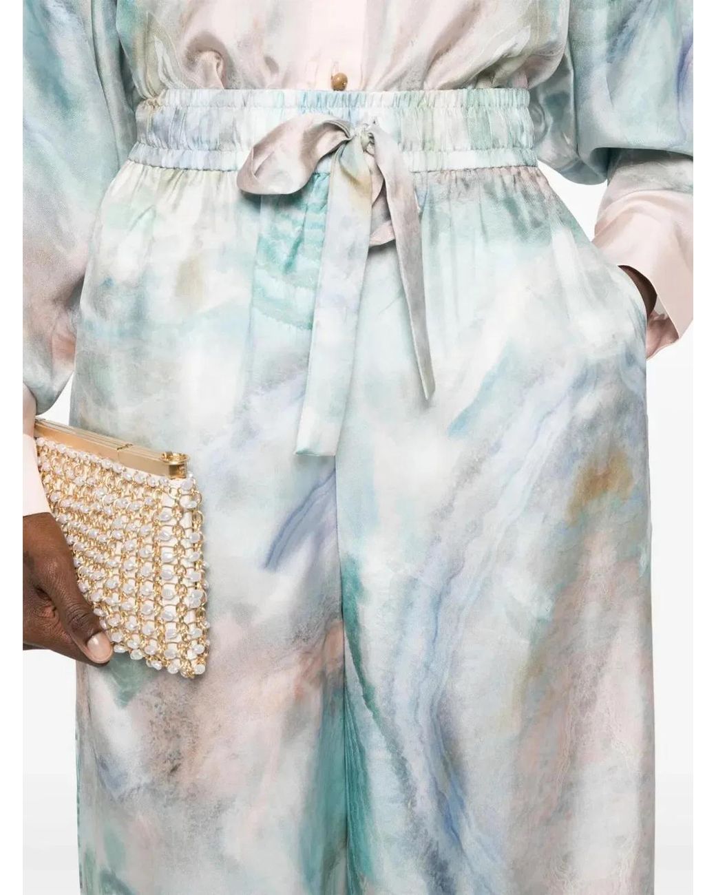 Zimmermann Blue Illuminate Pants