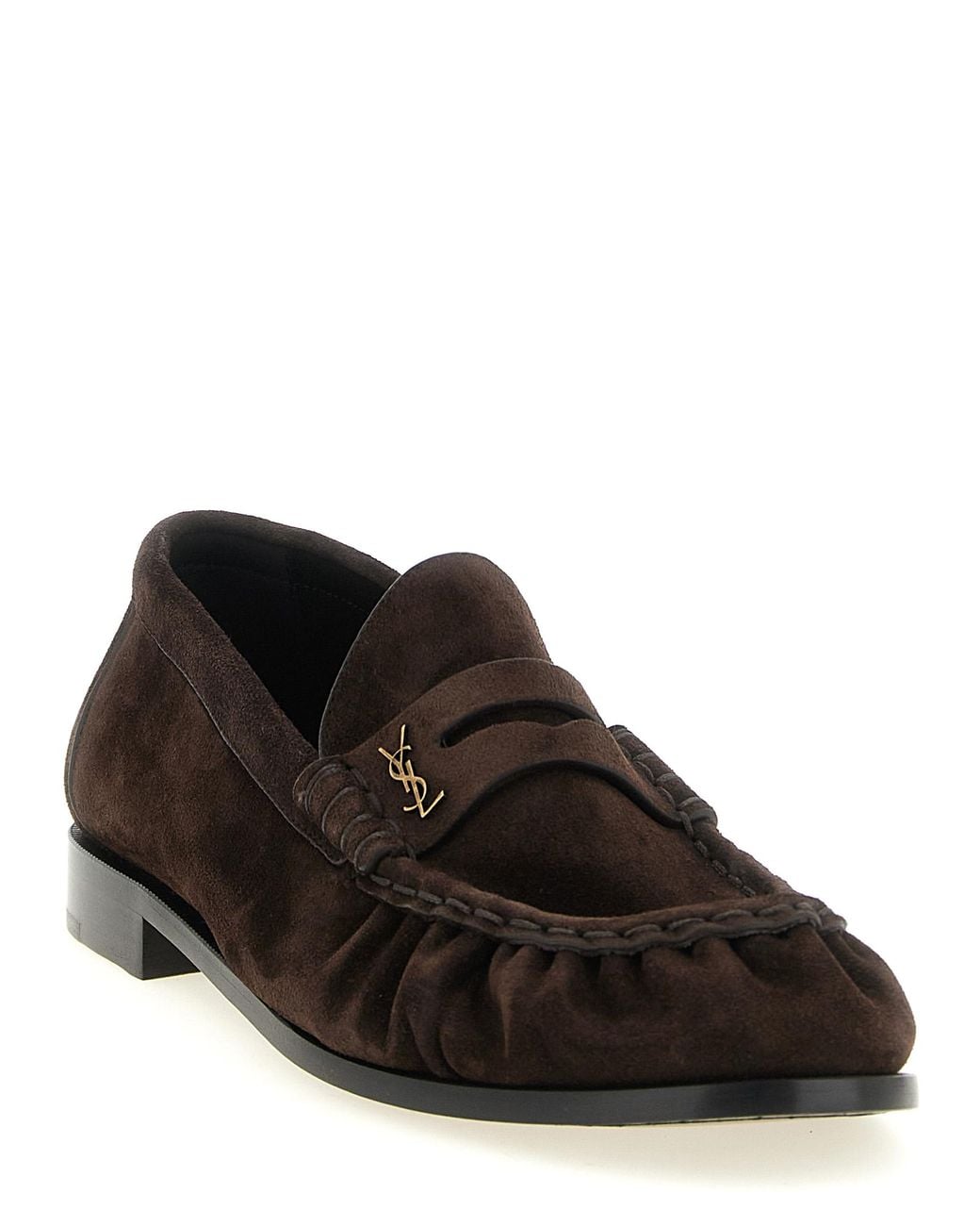 Saint Laurent Brown 'Le Loafer' Loafers for men