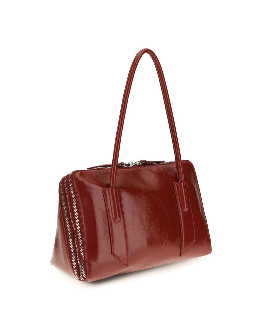 The Attico Red L'Altra Di Milano Shoulder Bag