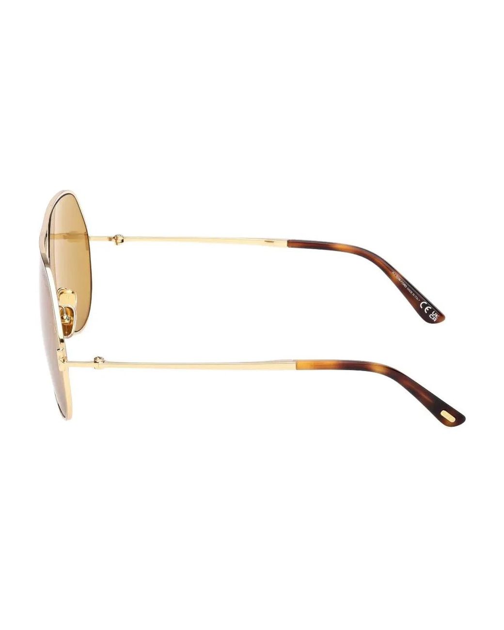Tom Ford Natural Eyewear Aviator-Style Sunglasses for men