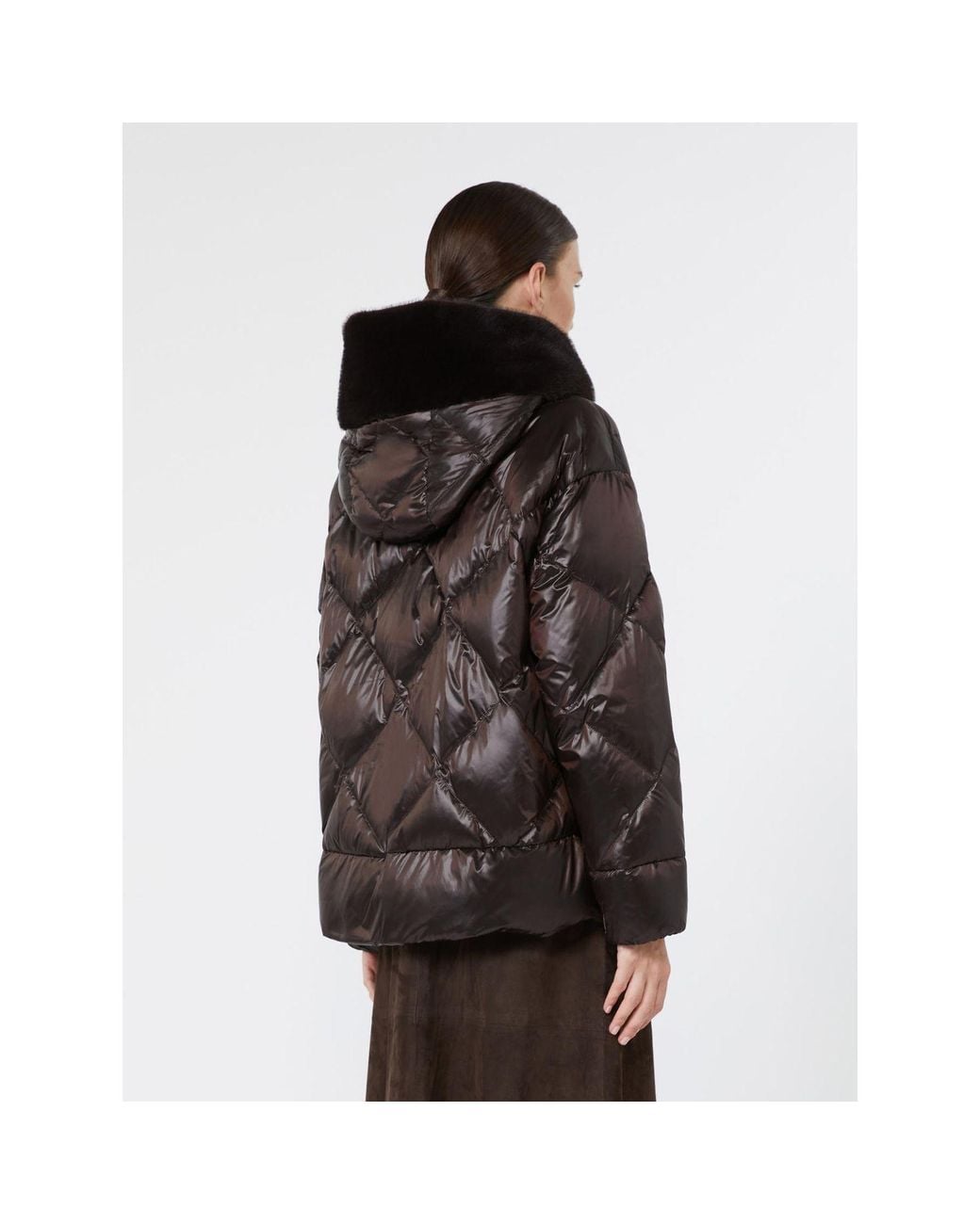 Max Mara Black Mtcnebbie Quilted Jacket
