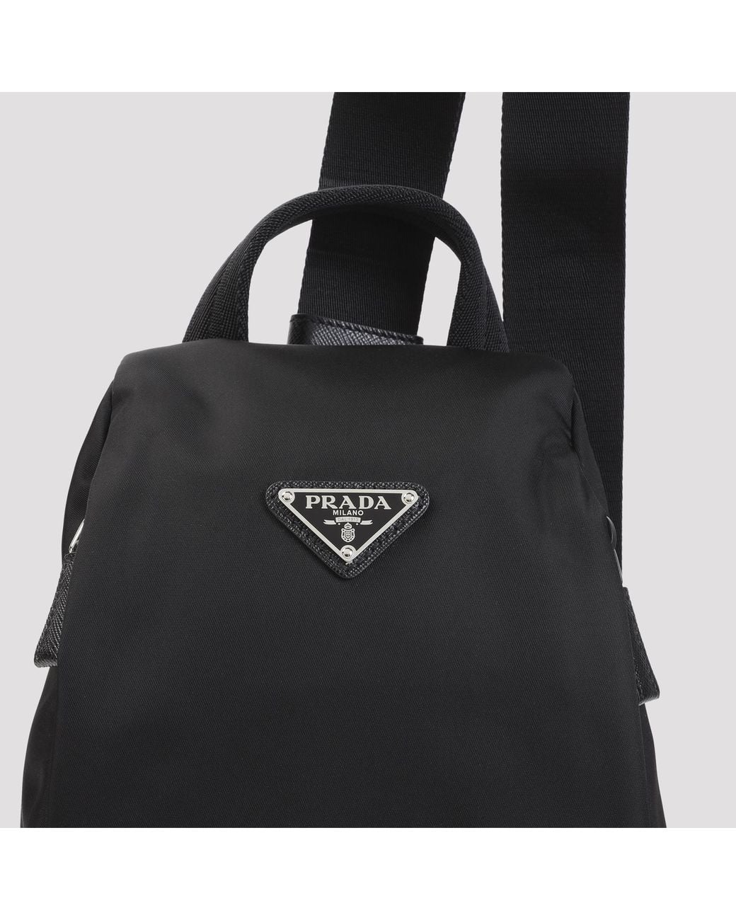 Prada Black Nylon Backpack