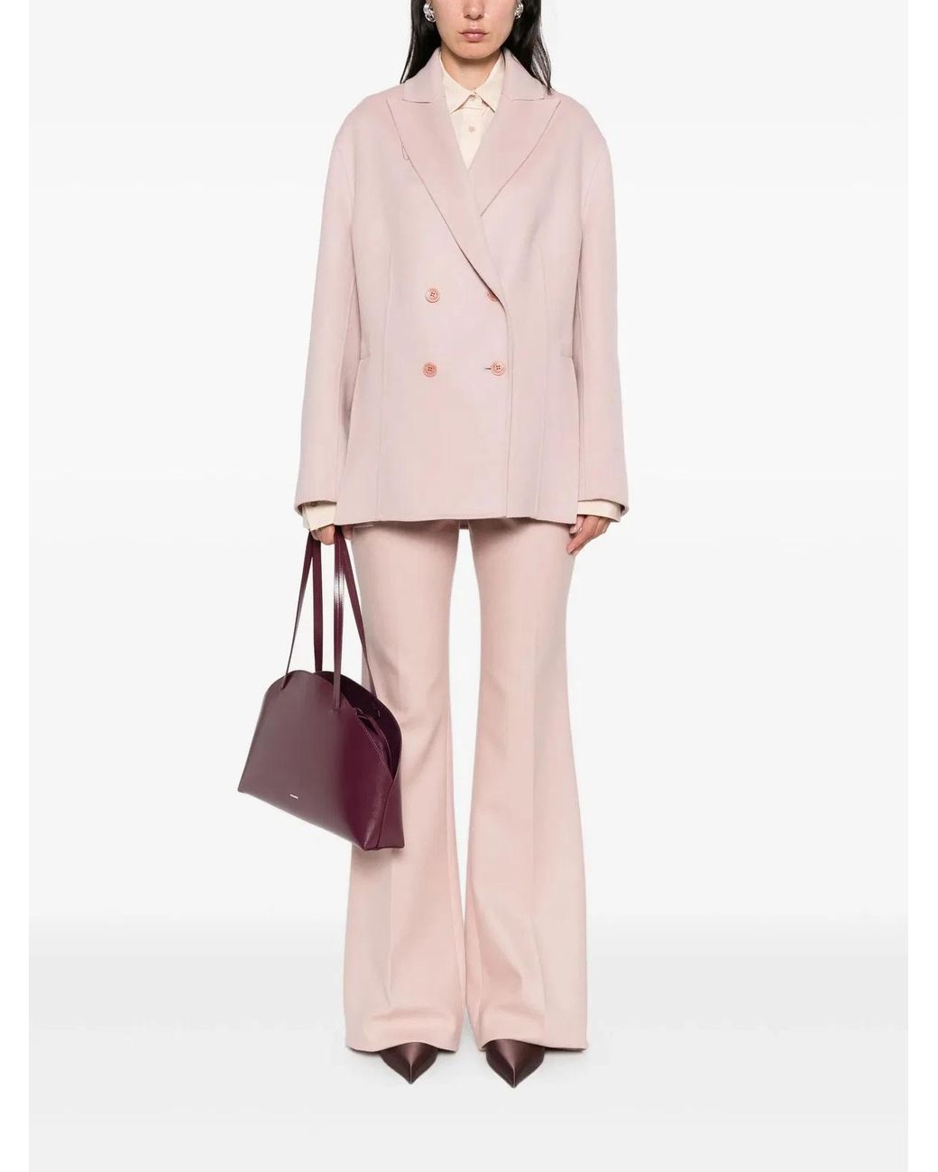 Ermanno Scervino Pink Virgin Wool Jacket