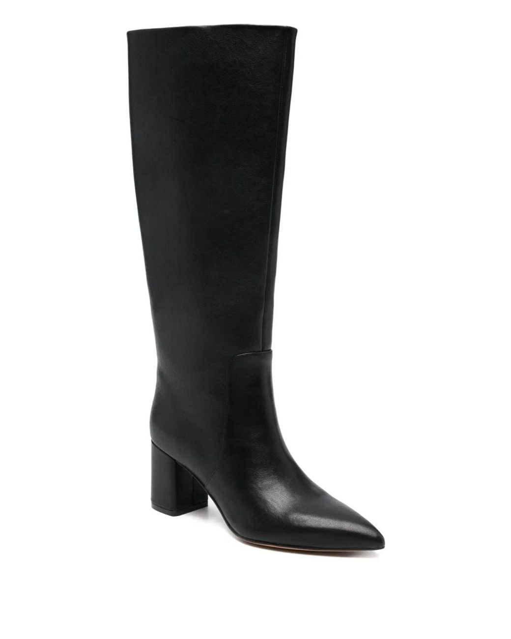 Twinset Black Leather Fashion Boots