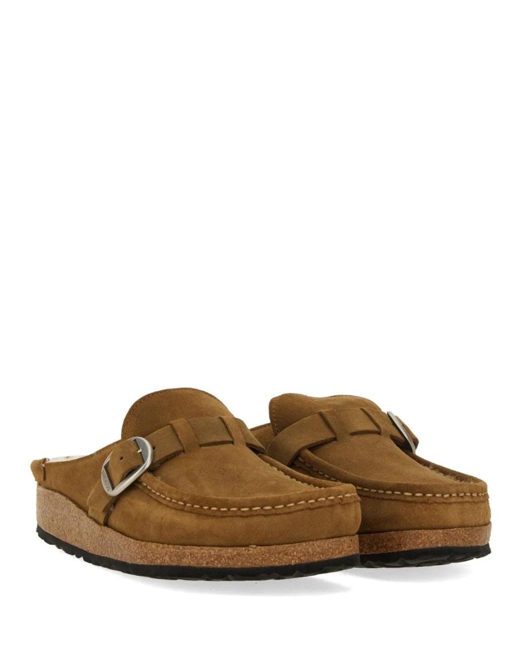 Birkenstock Brown Shearling Buckely