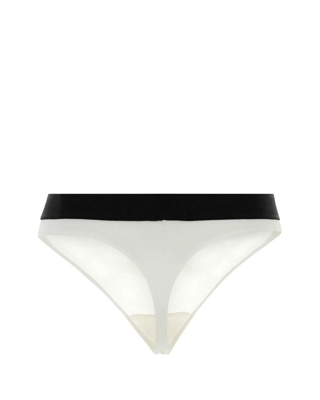 Tom Ford Black Stretch Modal Thong