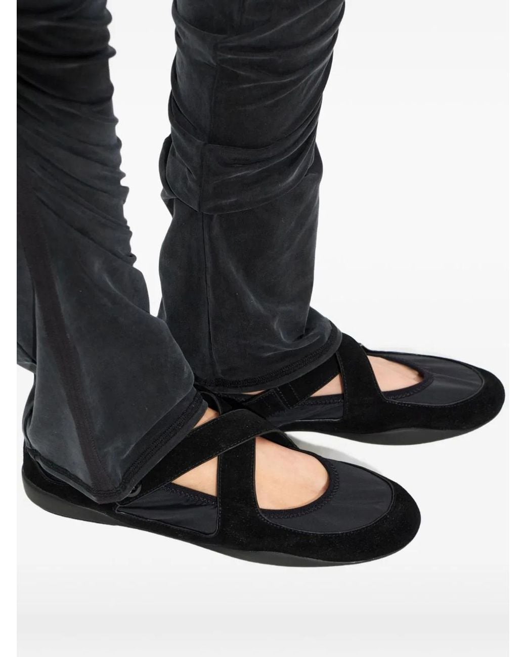 Tory Burch Black Romy Sport Ballets
