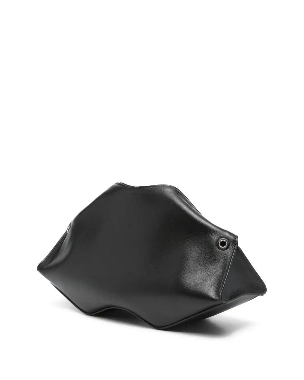 McQueen Black Manta Clutch