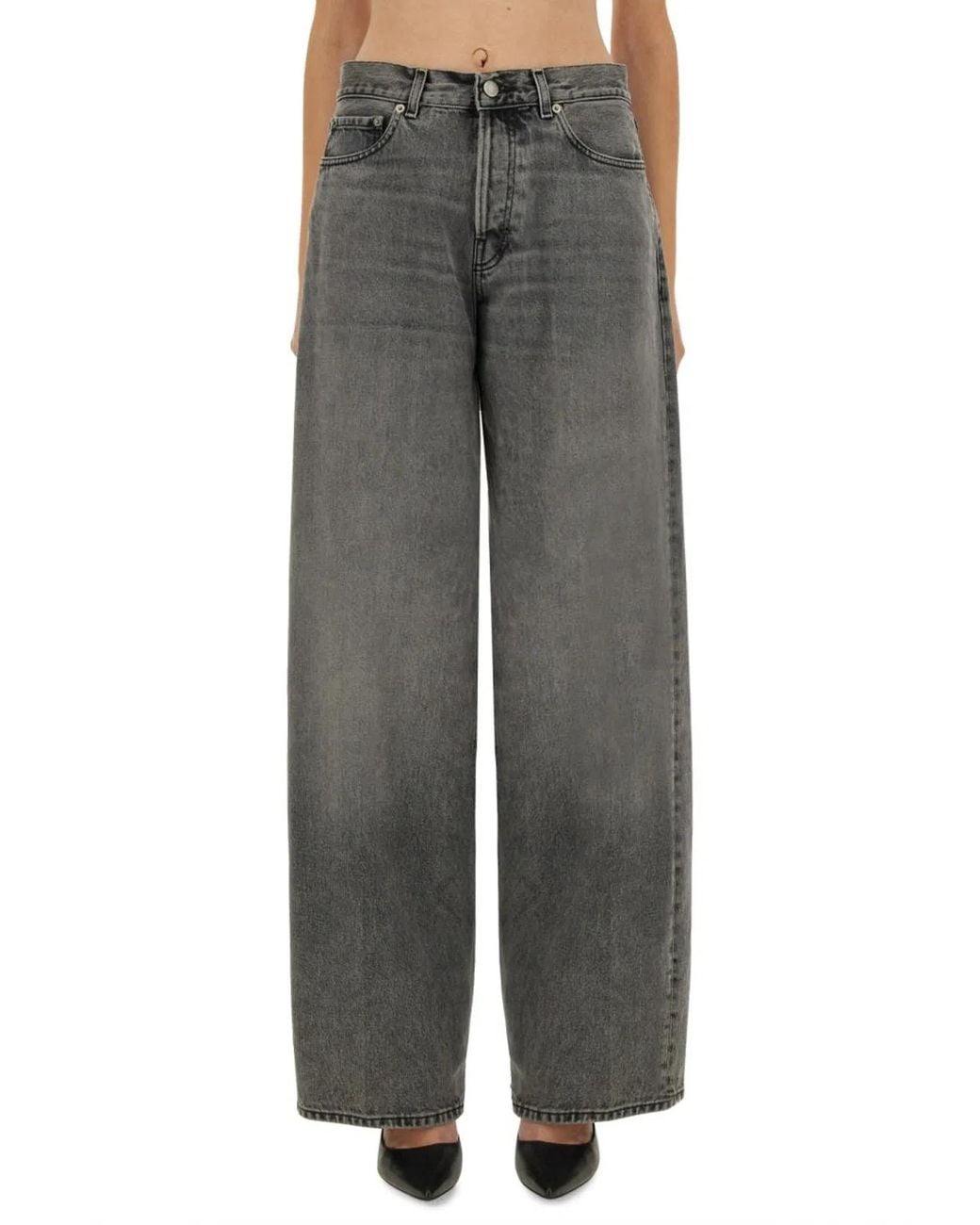Haikure Gray Cotton Jeans