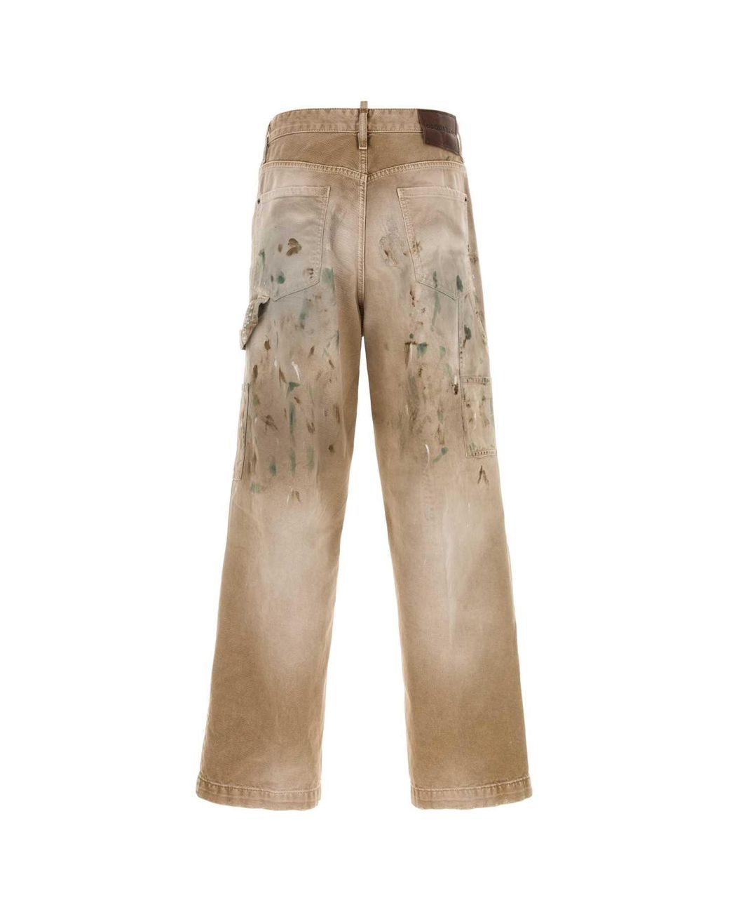 DSquared² Natural Baggy Carpenter Jean for men