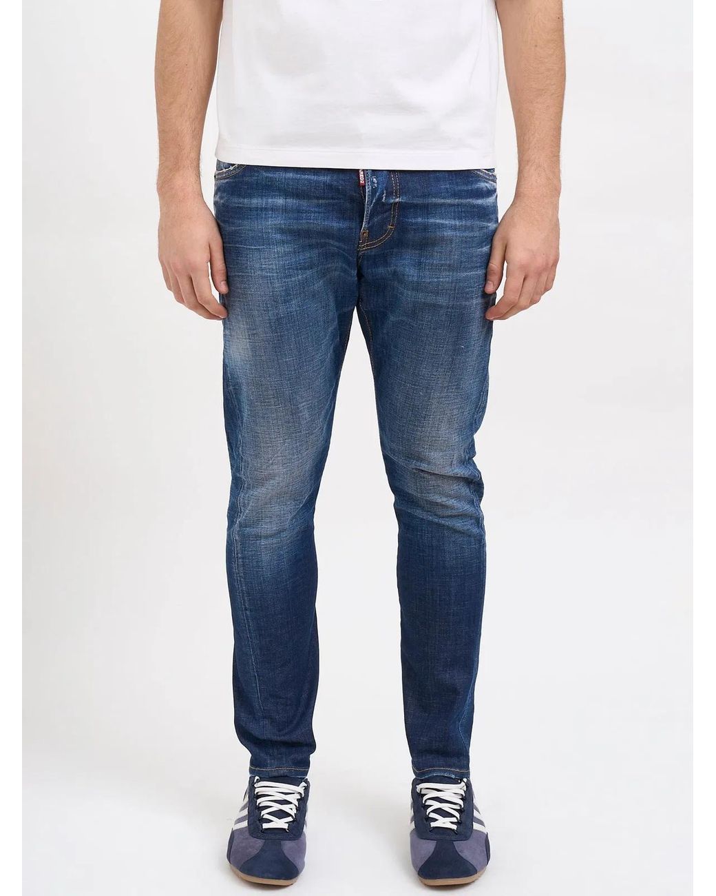 DSquared² Blue Kawaii Denim Pants for men